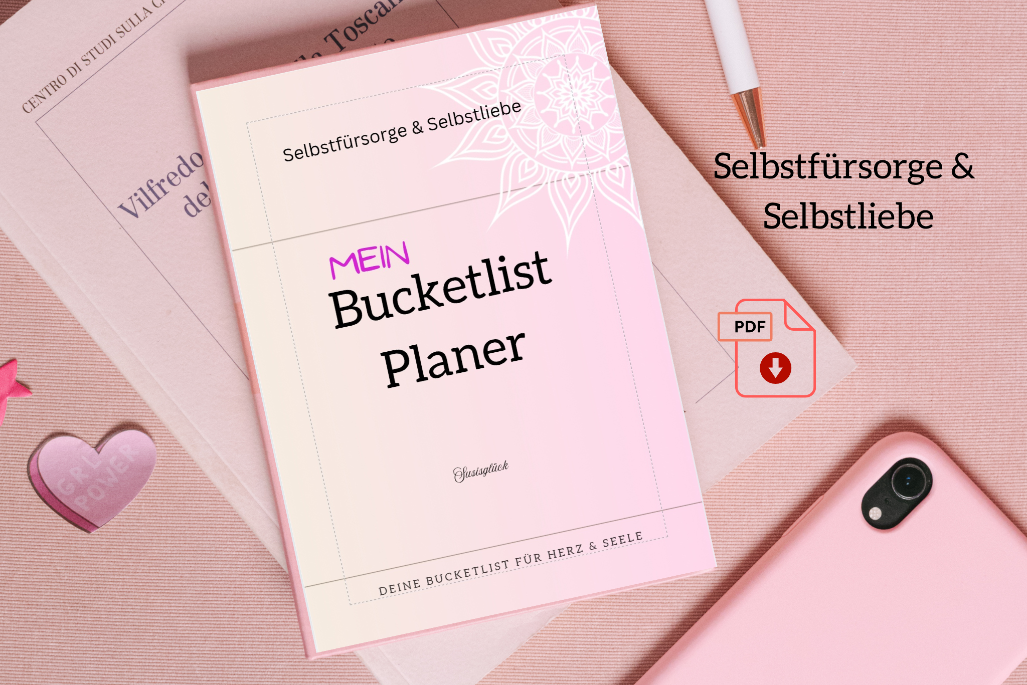 Meine Herzensmomente – Bucketlist für Selbstfürsorge & Selbstliebe (PDF-Download)